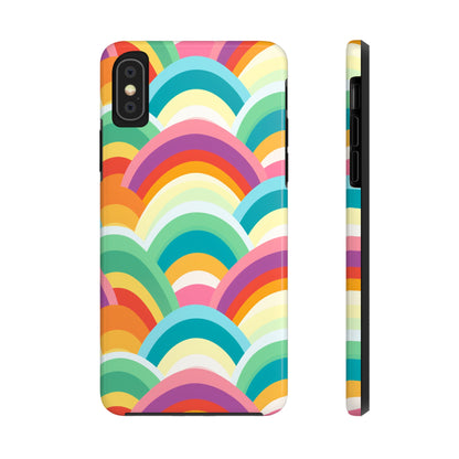 Rainbow Tough iPhone Case | Embrace Vibrant Style and Reliable Protection