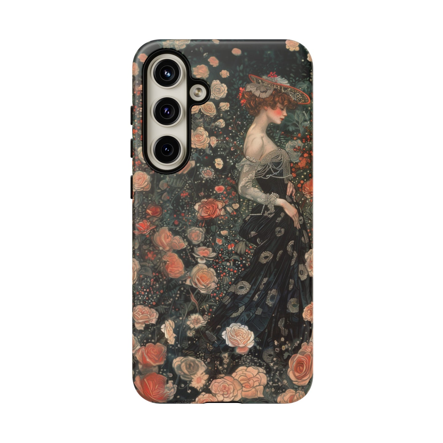 Art Nouveau French Floral Beauty Painting Phone Case