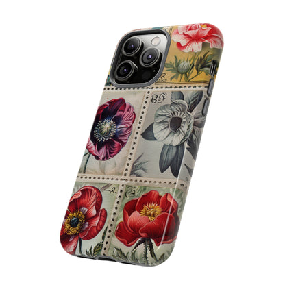 Vintage Floral Stamps Phone Case