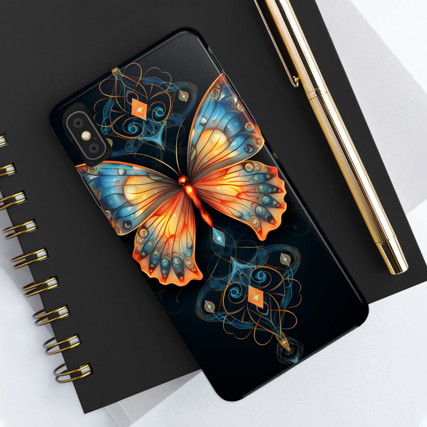 Whimsical Butterfly Wonders: The Enchanted Esoteric Boho iPhone Tough Case