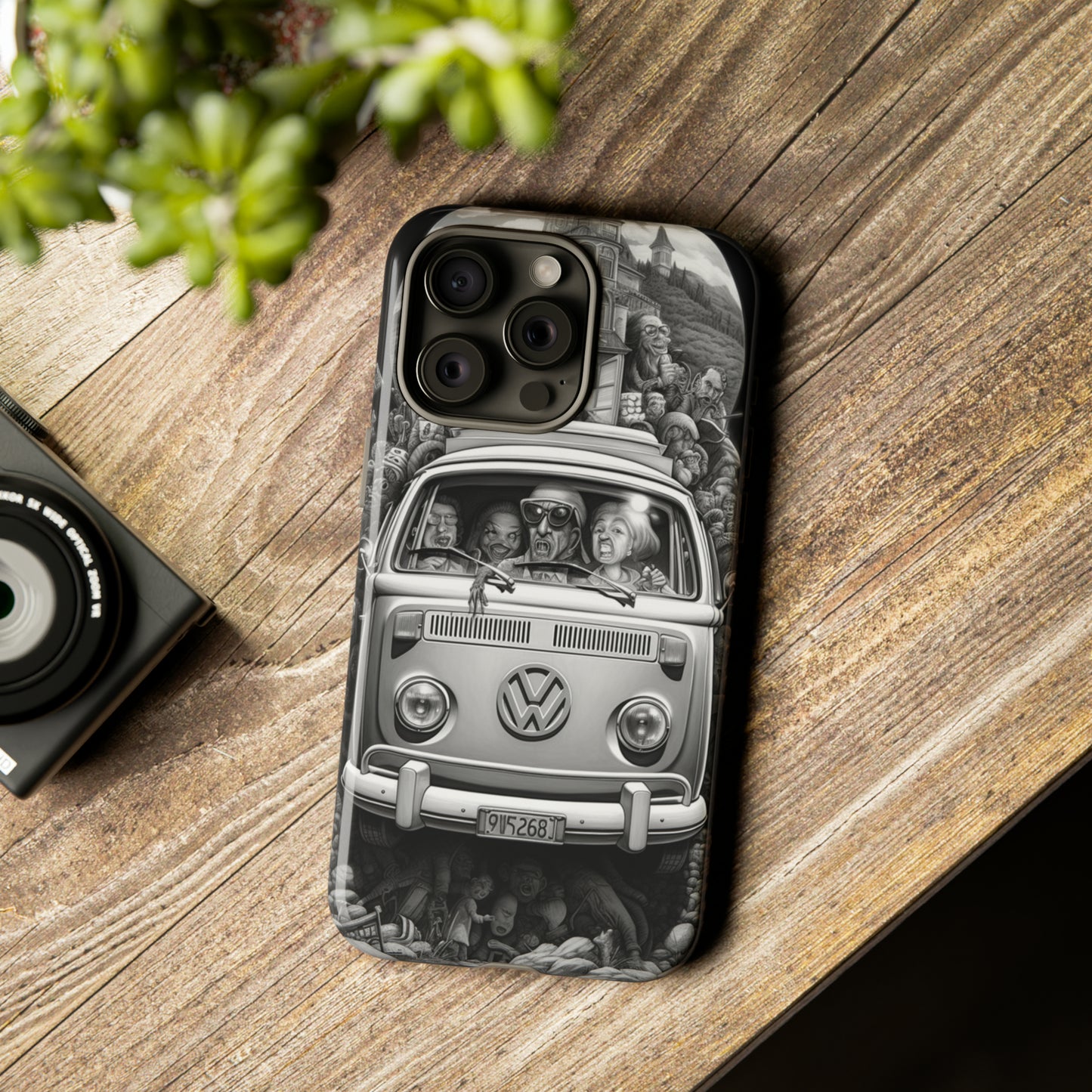 Vintage VW Camper Van iPhone Case