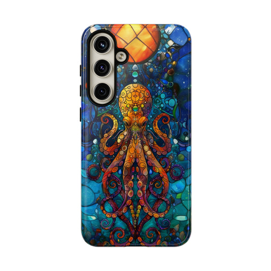 Octopus Stained Glass Undersea Magic Phone Case