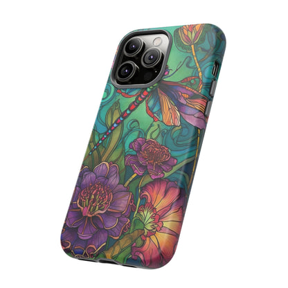 Art Nouveau Dragonfly - A Timeless Symbol of Elegance for Google Pixel, iPhone, and Samsung Cases