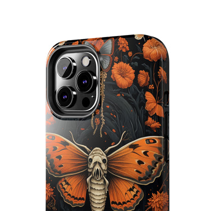 Eerie Elegance: Halloween Goth Moth Apple Phone Case | Dark Enchantment iPhone Case