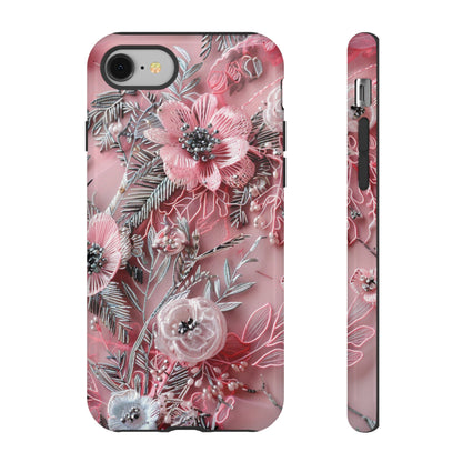 Coquette Aesthetic Floral Art Phone Case