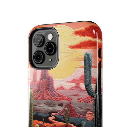 Cactus Desert Sunset Phone Case