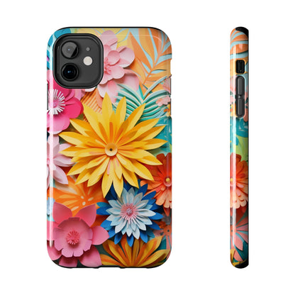 iPhone 12 Pro Max Artistry: Paper Floral Design – Crafted Elegance for iPhone 13 Pro and iPhone XR Enthusiasts