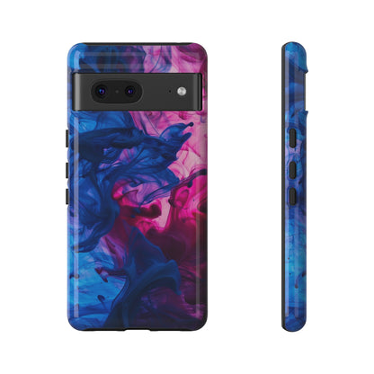 Magenta and Blue Color Explosion Phone Case