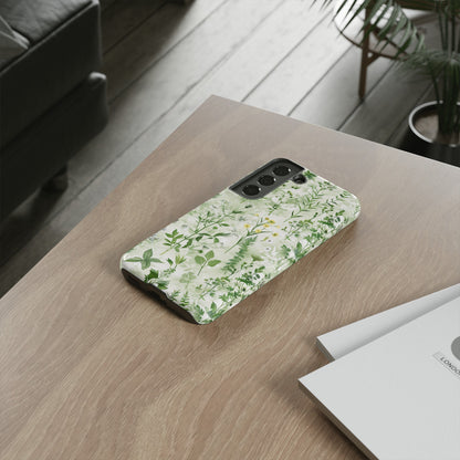 Floral Sage Green Wildflower Phone Case