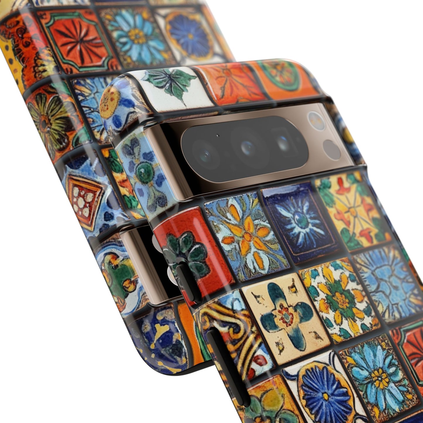 Mexican Talavera Tile Phone Case – Embrace the Vibrant Culture of Mexico, iPhone 15 Case