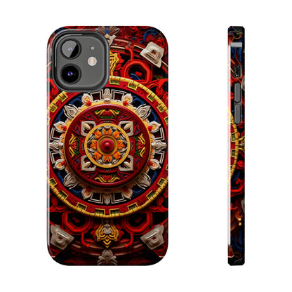 Mystical Visions: Psychedelic Tibet Mandala | Buddhist iPhone Case