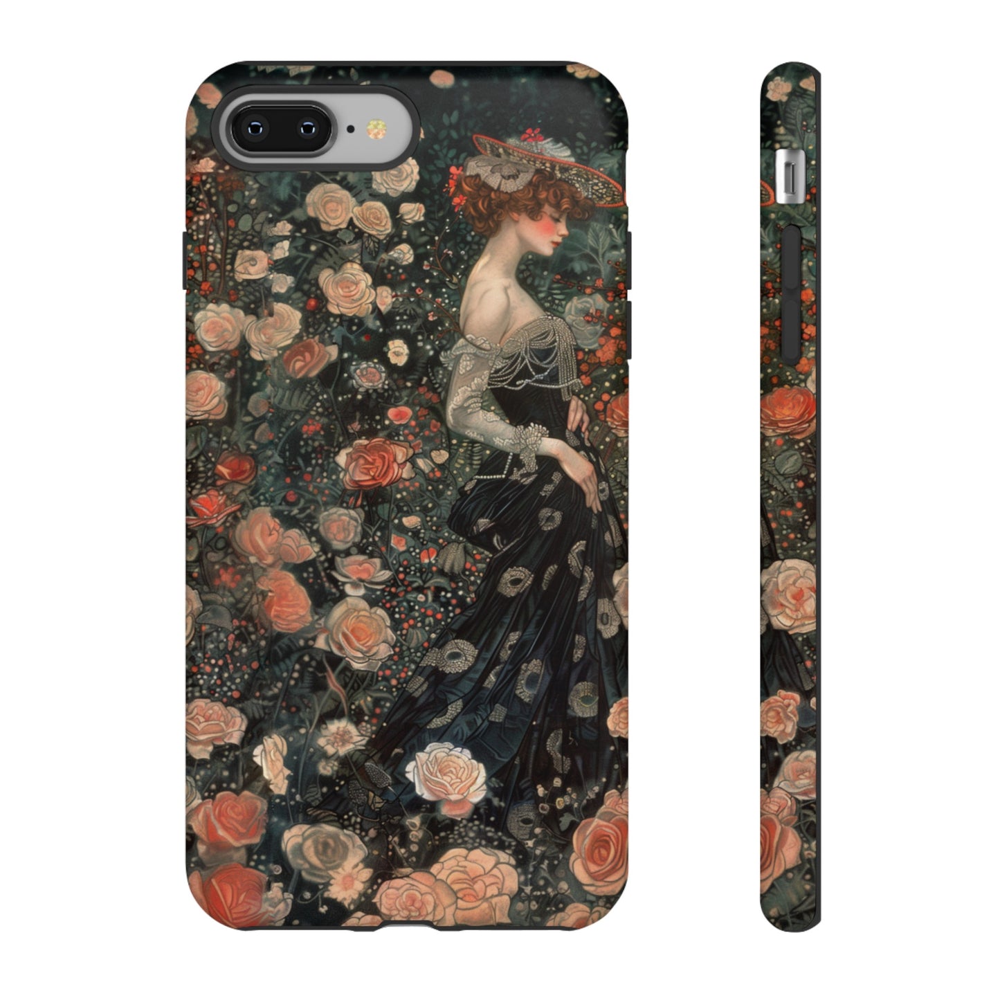 Art Nouveau French Floral Beauty Painting Phone Case