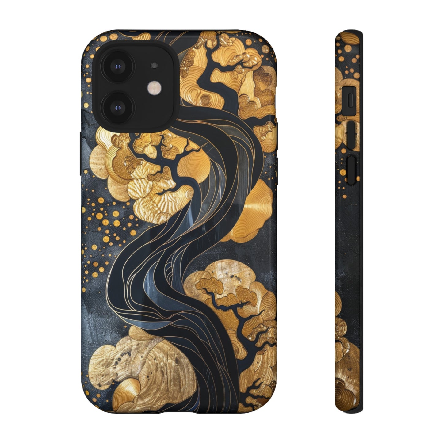 Gold and Silver Tree of Life Design Phone Case