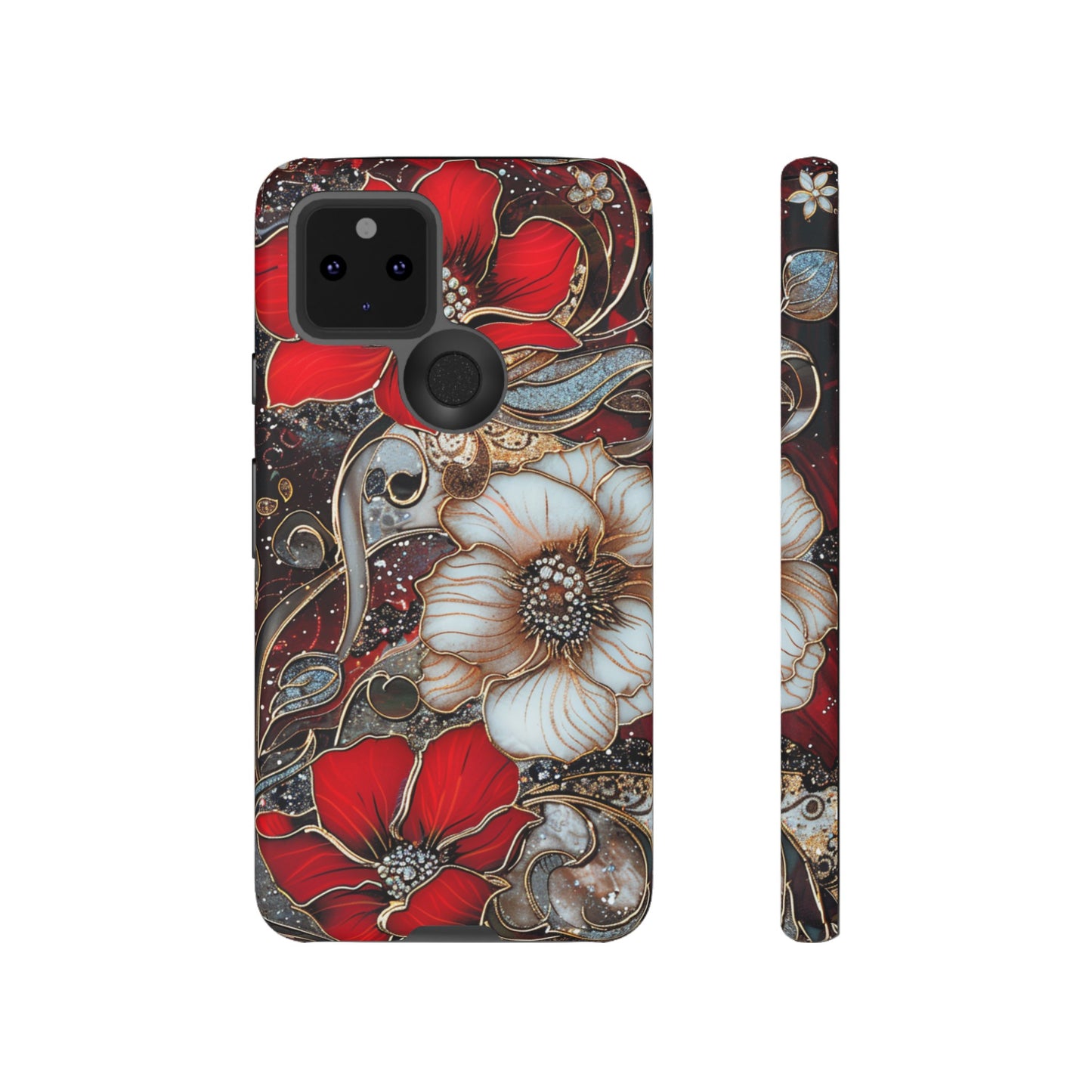 Stained Glass Floral Paisley Explosion Phone Case