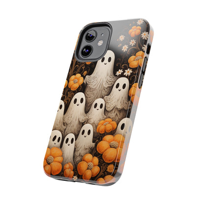 Ghostly Greetings: "Boo Trick or Treat" | Spooky Halloween Spirits iPhone Case