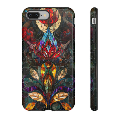 Art Deco Stained Glass floral Phone Case