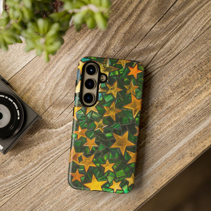 Green Celestial Stained Glass Mosaic Phone Case