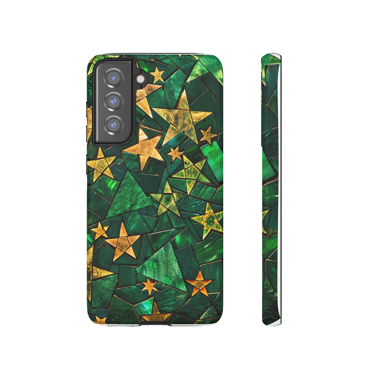 Green Celestial Stained Glass Mosaic Phone Case