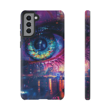 Eye of the Beholder Cyberpunk Art Phone Case