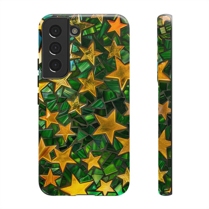 Green Celestial Stained Glass Mosaic Phone Case