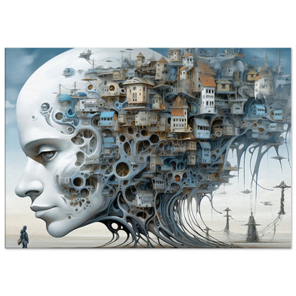 Intricate Surrealistic Canvas Art