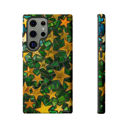 Green Celestial Stained Glass Mosaic Phone Case