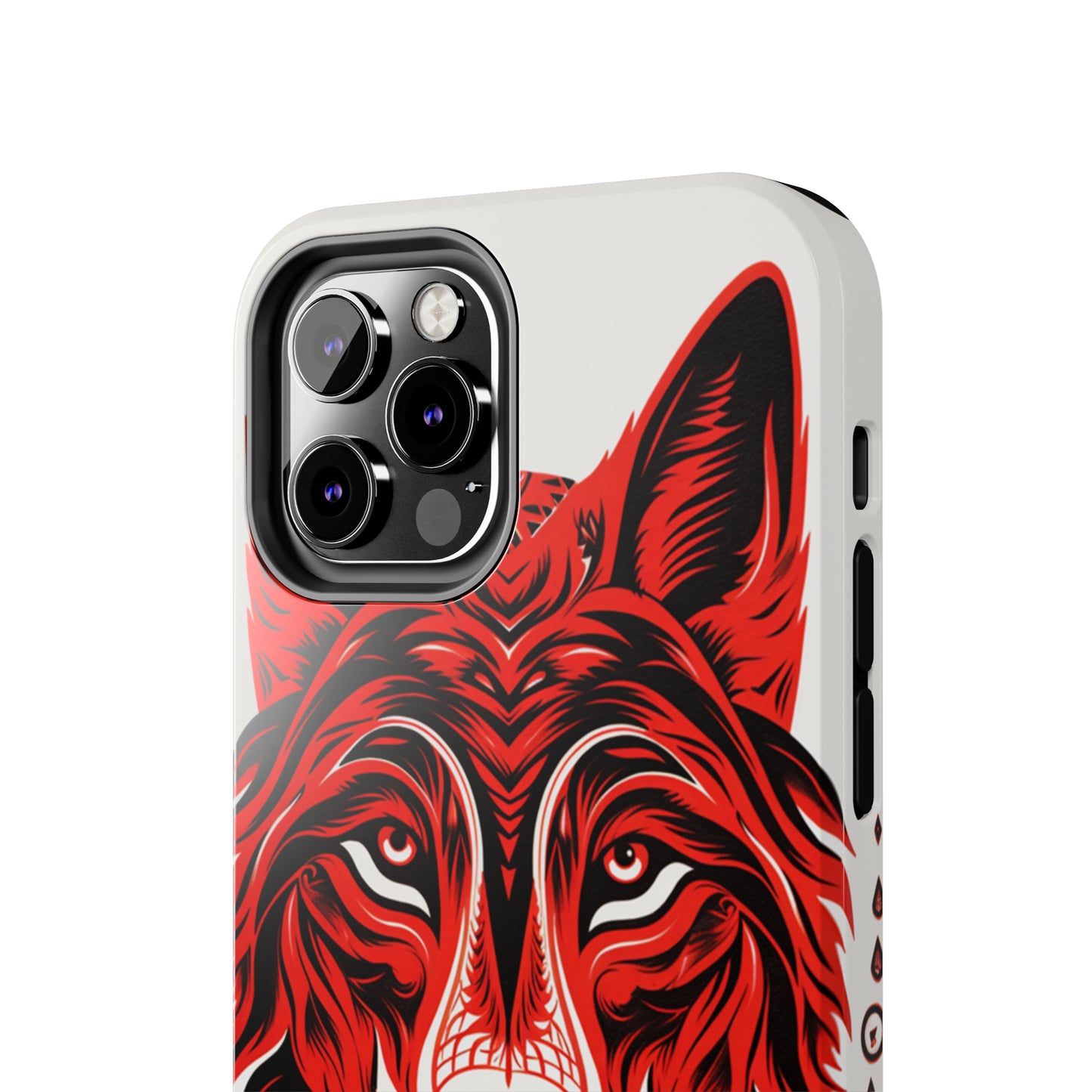 Mystic Echoes: Native American Tribal Wolf | Cultural Heritage iPhone Case