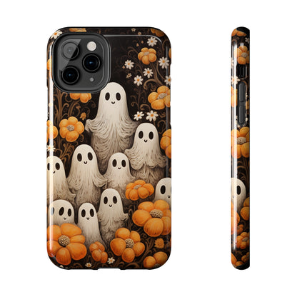 Ghostly Greetings: "Boo Trick or Treat" | Spooky Halloween Spirits iPhone Case