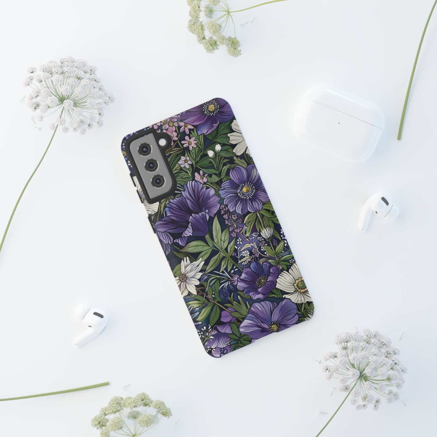 Floral Sage Purple Wildflower Phone Case