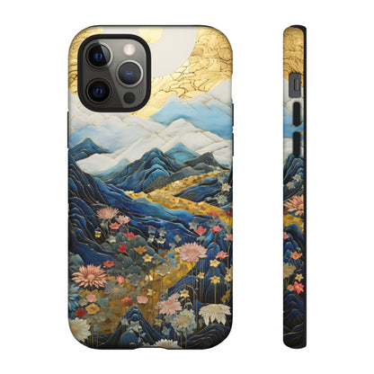 Chiyogami Floral Tough iPhone Case Japanese Boho