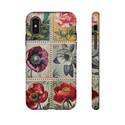 Vintage Floral Stamps Phone Case