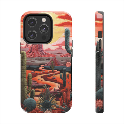 Cactus Desert Sunset Phone Case