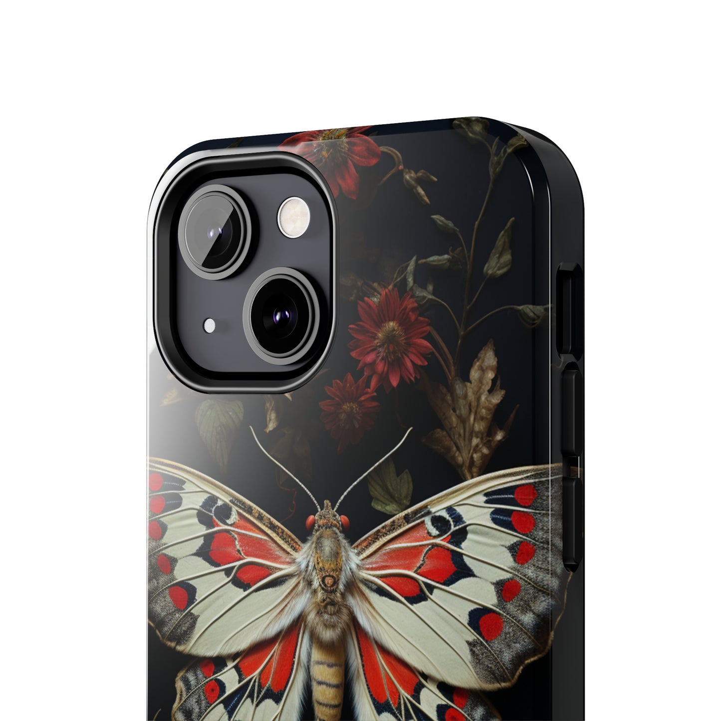 Deadhead Moth Gothic Floral Aesthetic Dark Academia iPhone Case | Embrace Mysterious Elegance