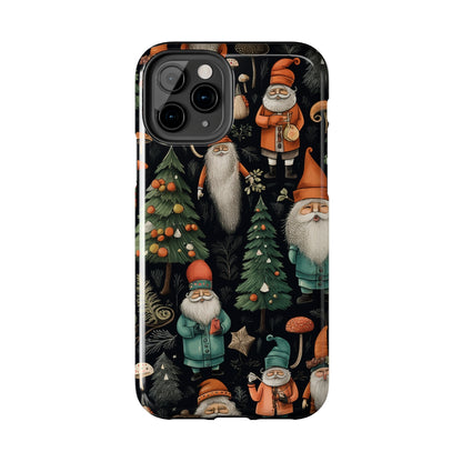 Vintage Santa Magic Mushroom Christmas Phone Case