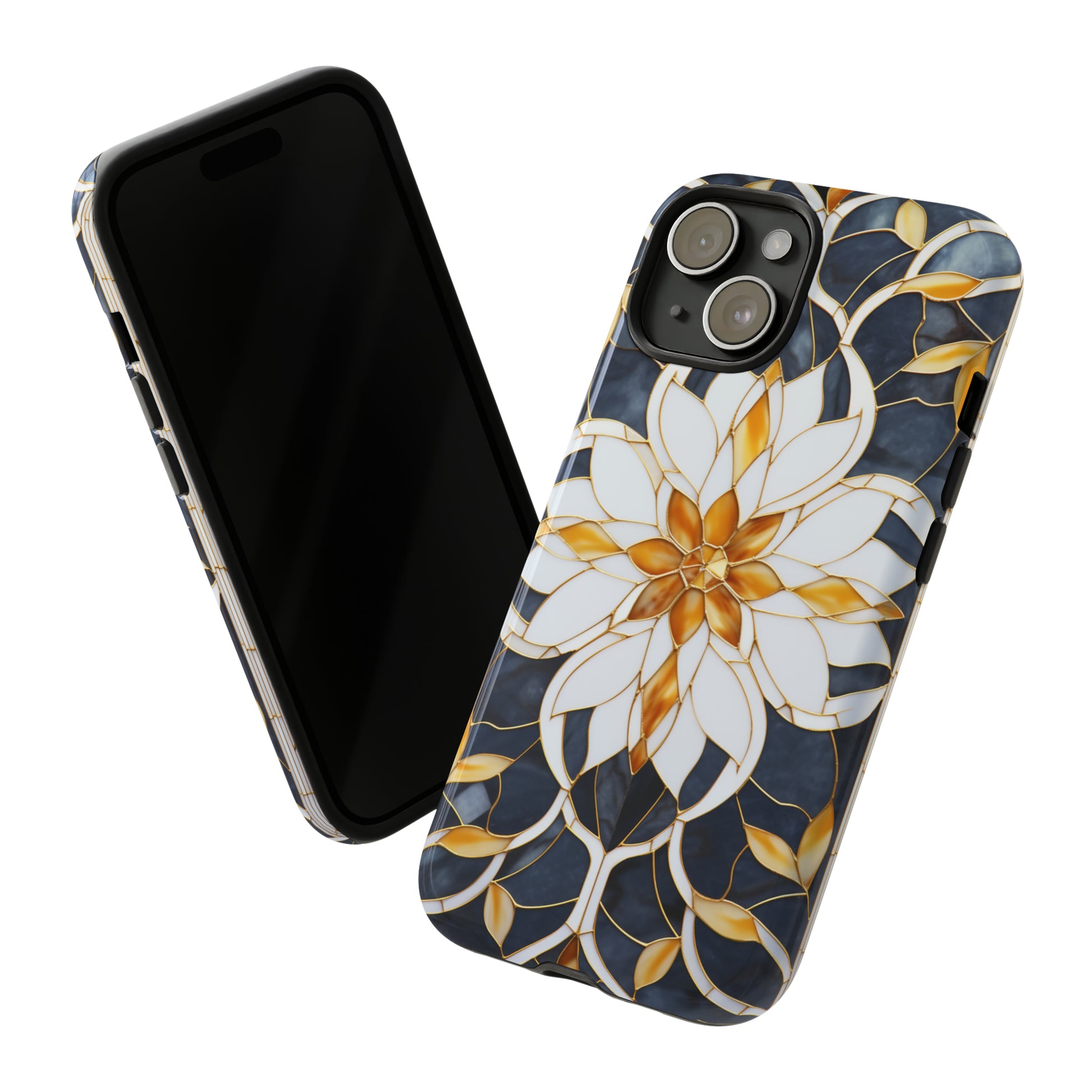 Elegant floral pattern case for iPhone 14 Plus