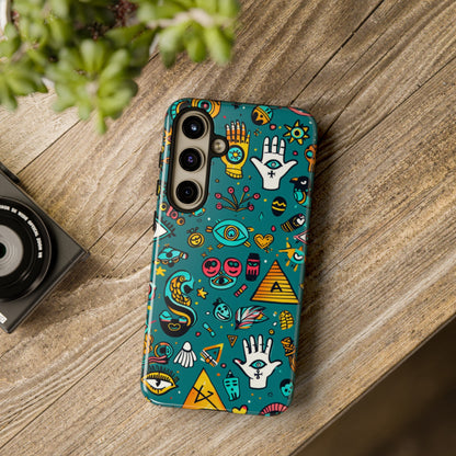 UFOs and Ancient Egypt Talisman Collage Phone Case