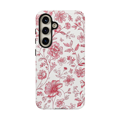 Pink Floral Wildflower Phone Case