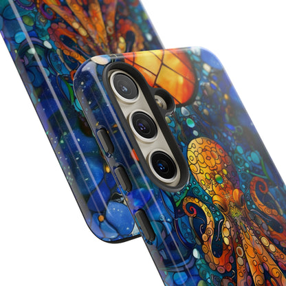 Octopus Stained Glass Undersea Magic Phone Case