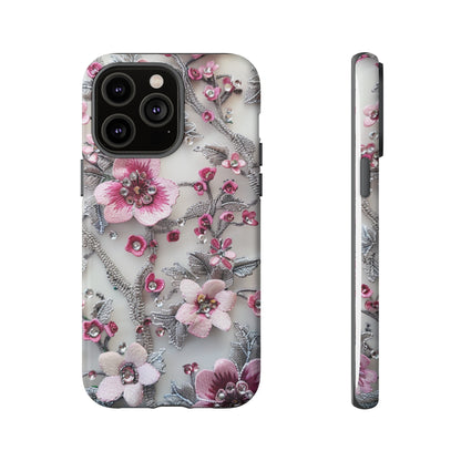 Coquette Aesthetic Floral Art iPhone 12 Case