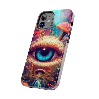 Eye of the Mushroom Psychedelic Art iPhone Case | Embrace the Trippy Enigma