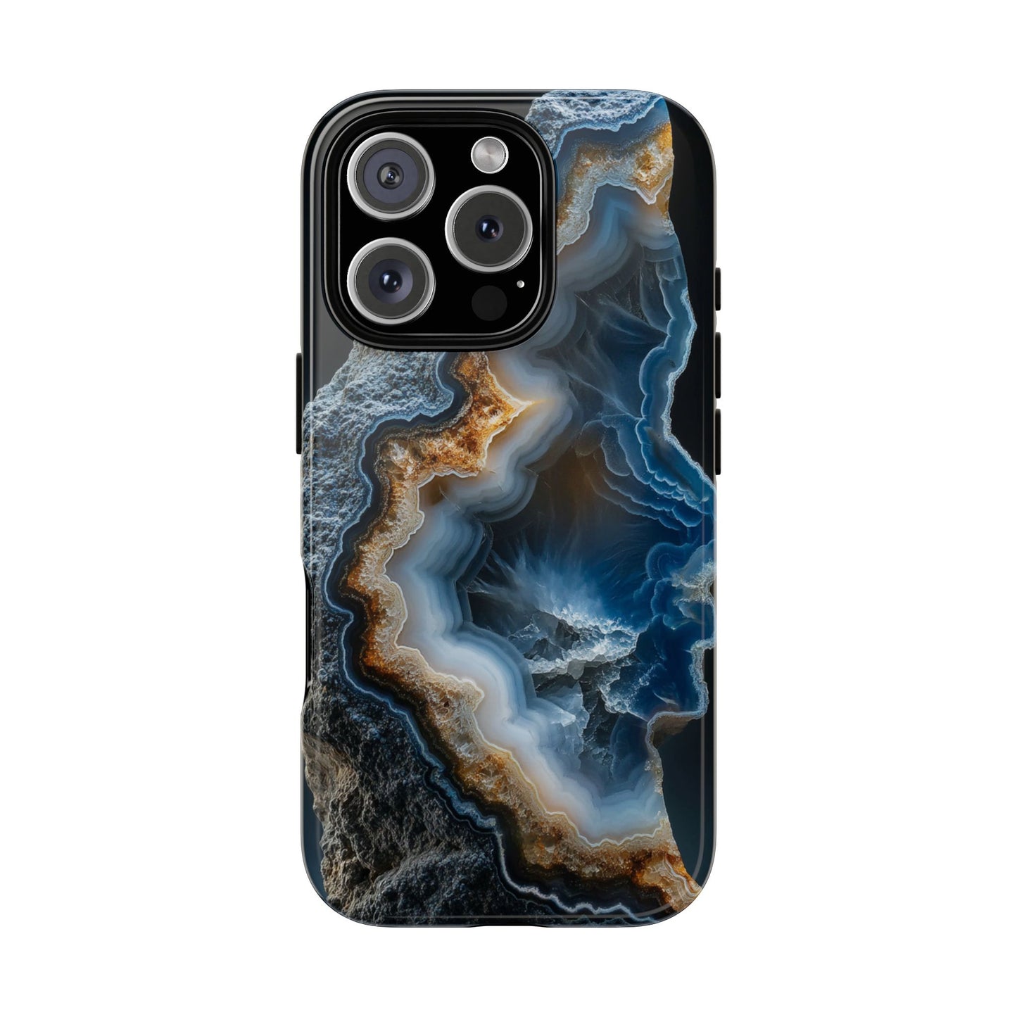 Agate Geode Phone Case - Crystal Rock Aesthetic