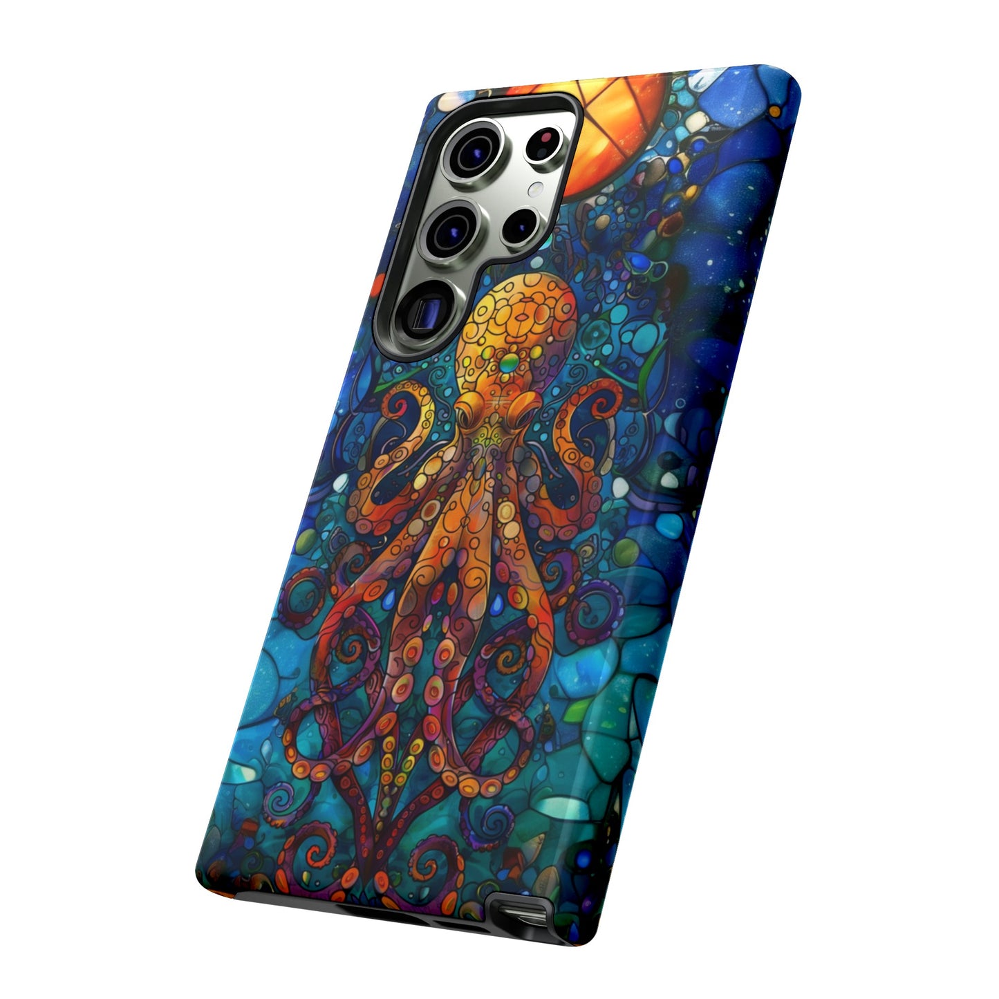 Octopus Stained Glass Undersea Magic Phone Case