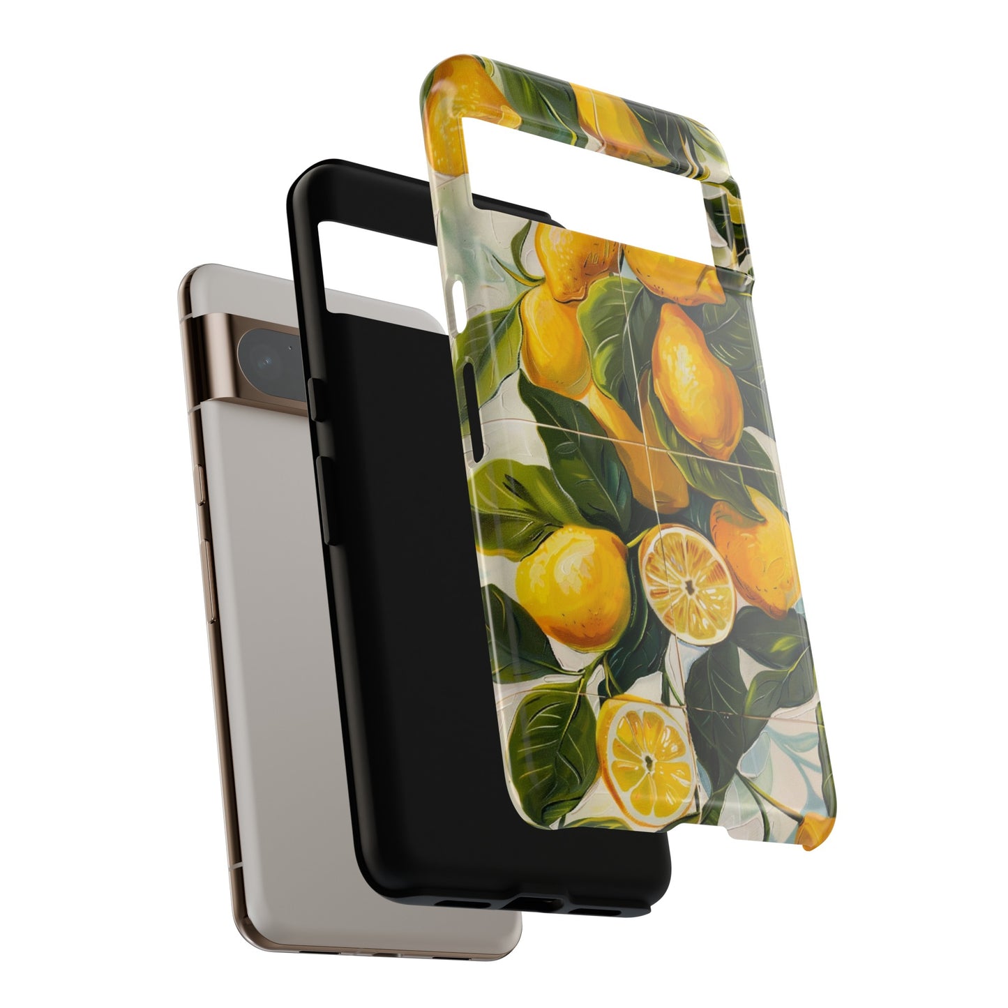 Mediterranean Lemon Italian Tile iPhone 14 Case