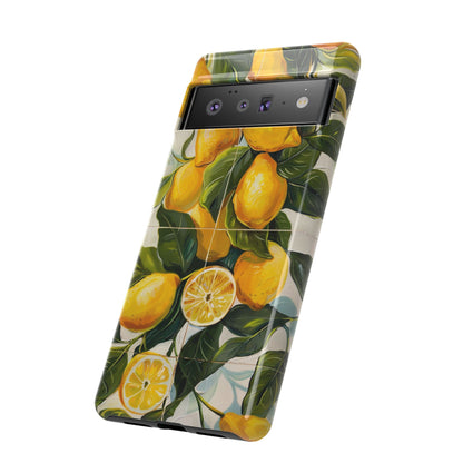 Mediterranean Lemon Italian Tile iPhone 14 Case