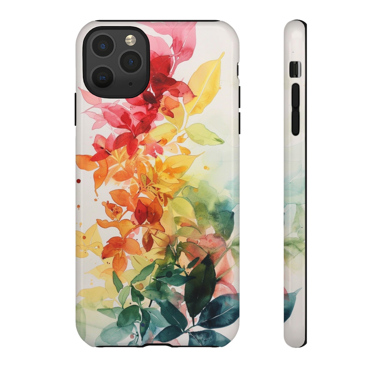 Floral Watercolor Painting iPhone 15 Case