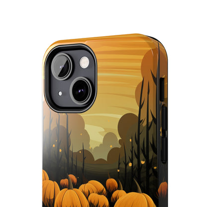 Halloween Fall Pumpkins iPhone Case | Embrace the Spooky Autumn Vibes