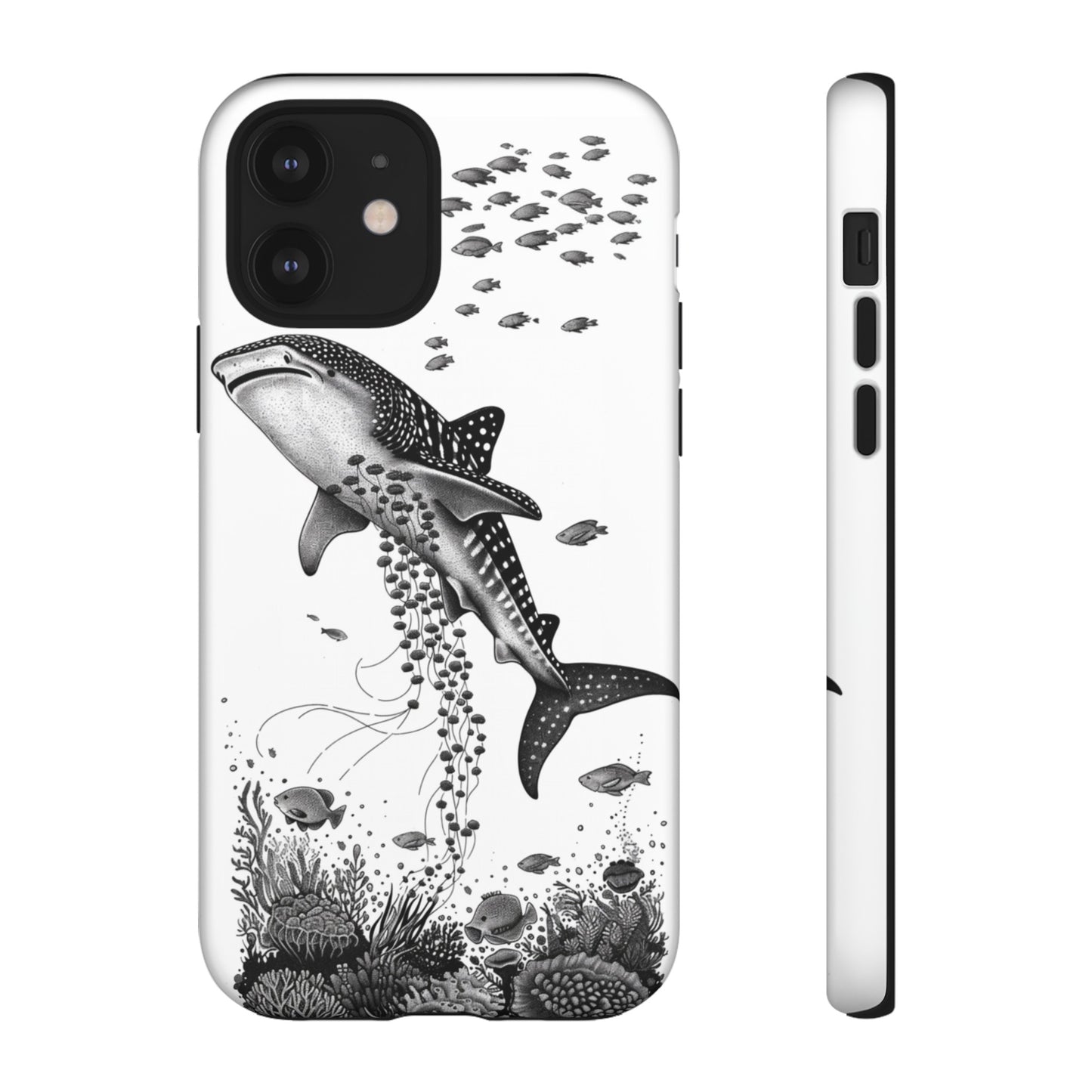 Whale Shark, Turtle, Manta Ray Phone Case