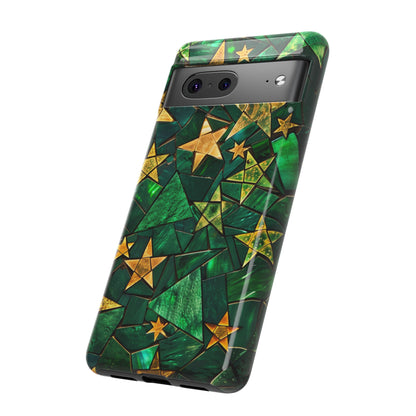 Green Celestial Stained Glass Mosaic Phone Case