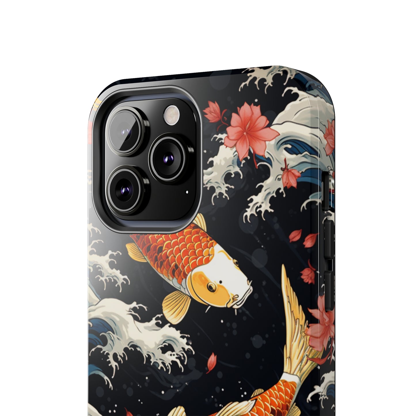 Graceful Flow: Koi Fish Inspired | Japanese Art Masterpiece iPhone Case