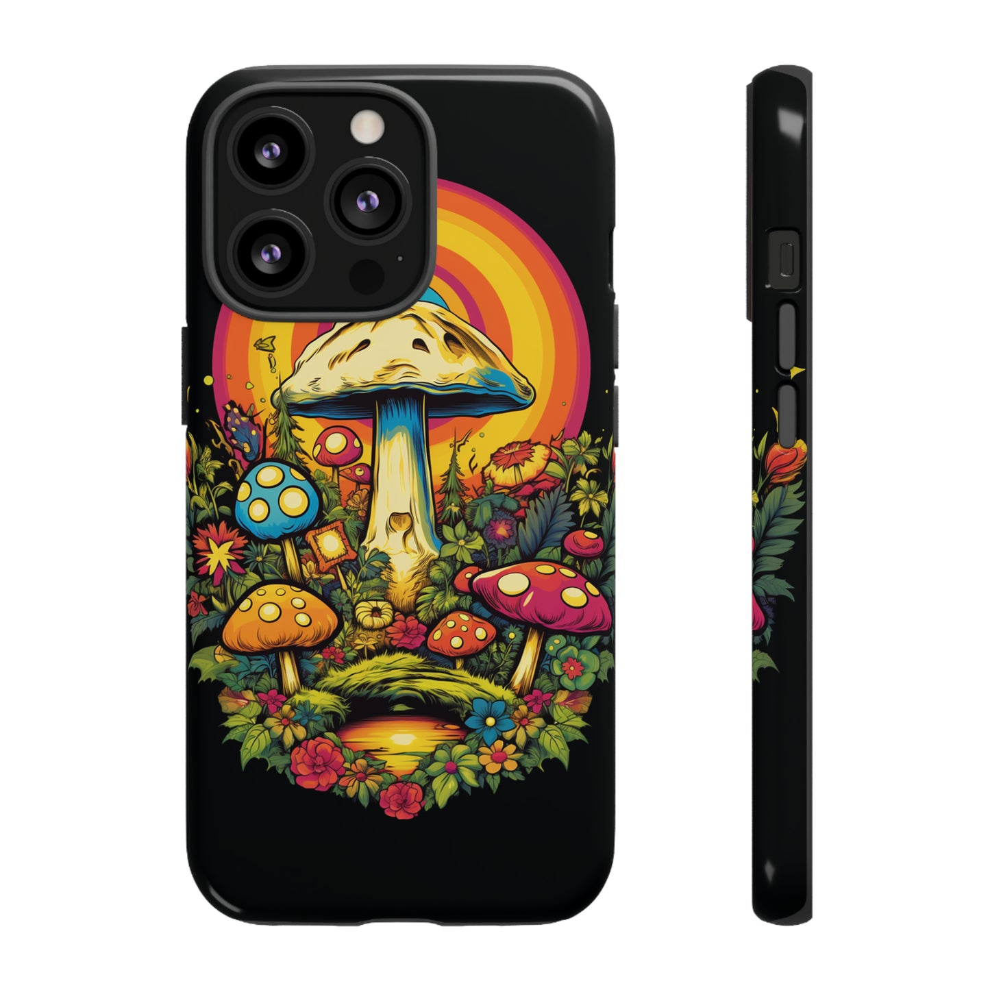 Psychedelic Art Mushroom Phone Case